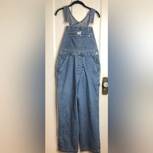Calvin Klein 90s Y2K Jean Overalls-Size Small